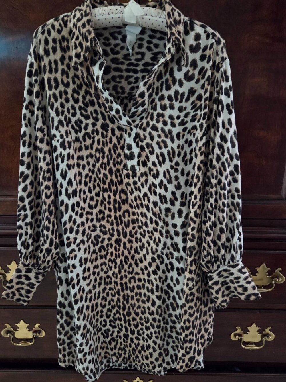 H&M Leopard Top L